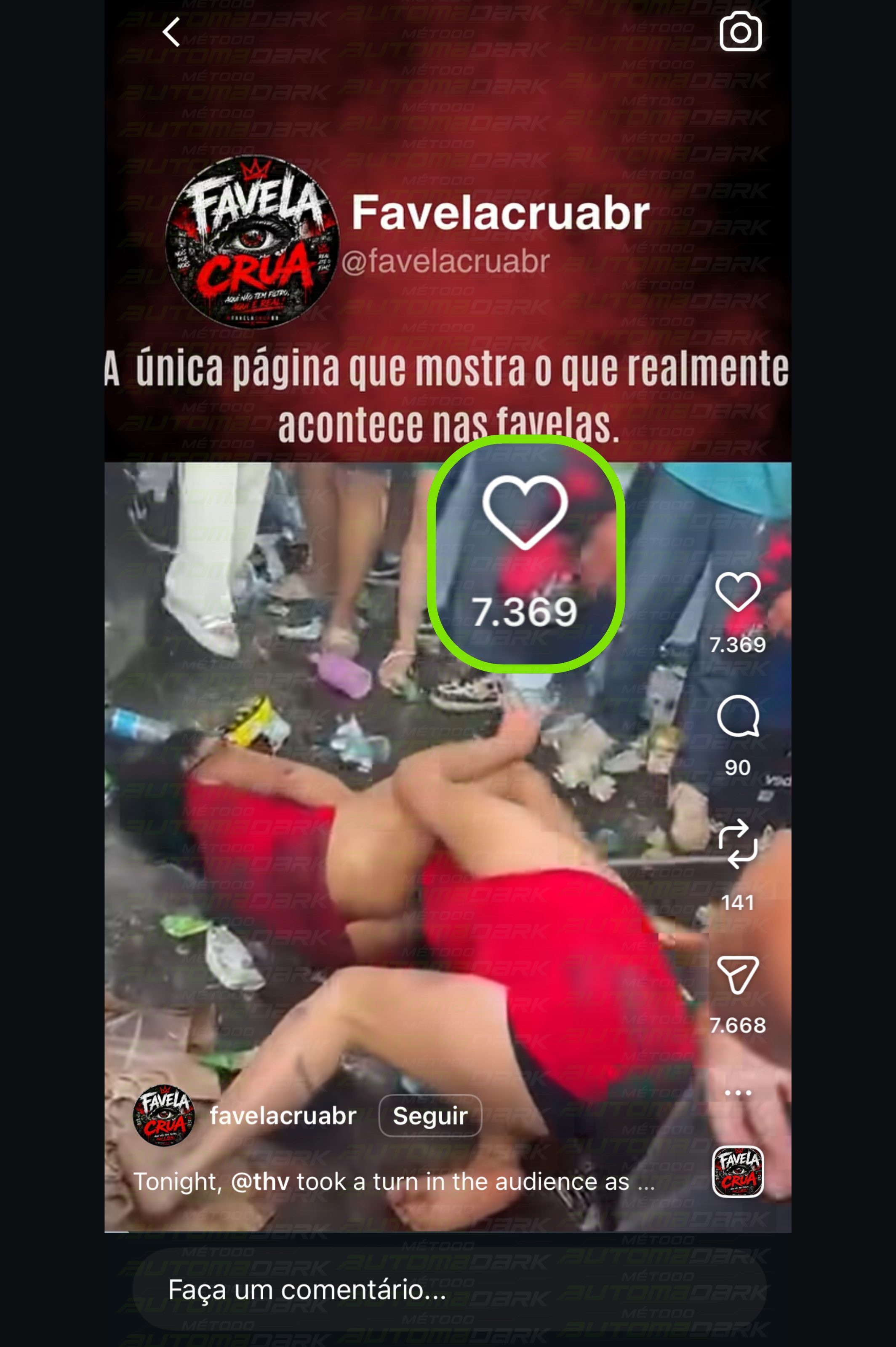 Vídeo feito pelo programa