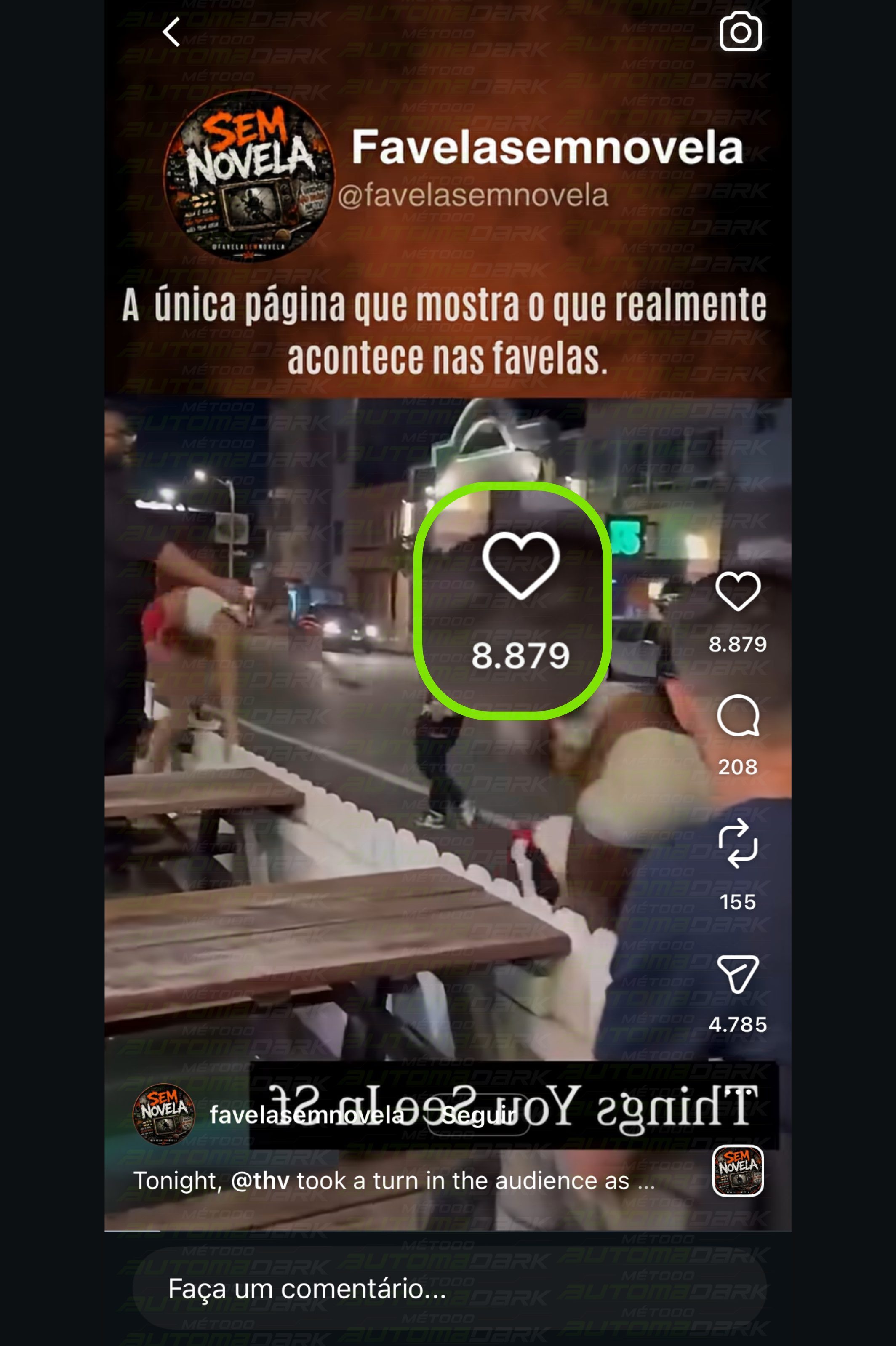 Vídeo feito pelo programa